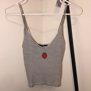 strawberry graphic tank